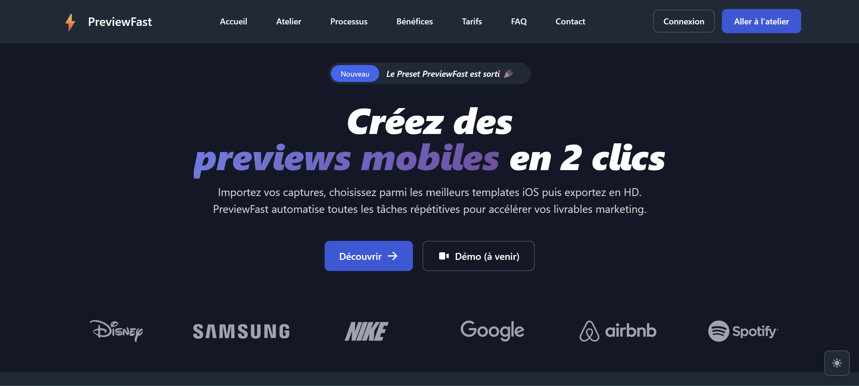 Capture d'écran de l'application PreviewFastPreviewFast